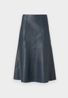 SLFALICE SKIRT - Leather skirt - outer space
