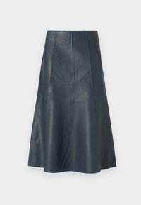 SLFALICE SKIRT - Leather skirt - outer space