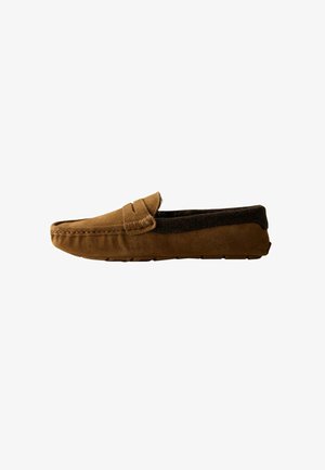 Next, Moccasins - tan brown