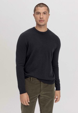 hessnatur Strickpullover - schwarz