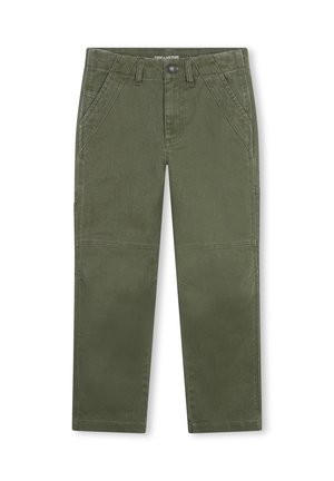 À TAILLE AJUSTABLE - Straight leg jeans - olive