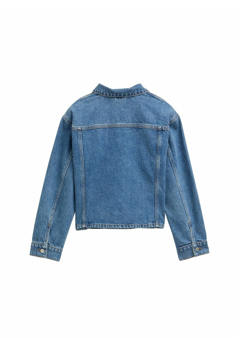 TOM TAILOR Giacca di jeans clean mid stone blue denim/blu denim