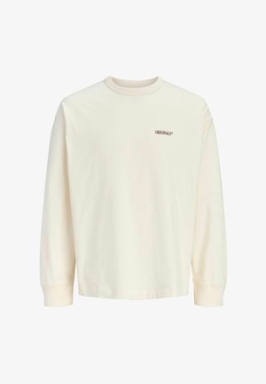 Jack & Jones, LONGSLEEVED T-SHIRT BACKPRINTET LONGSLEEVED T-SHIRT - Langarmshirt - antique white