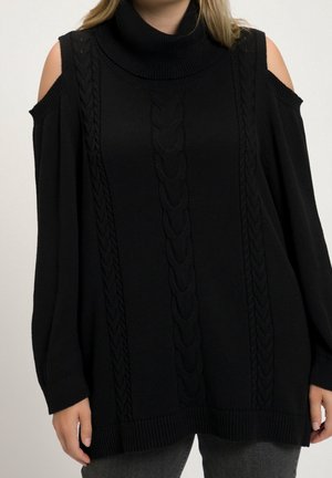 Strickpullover - black