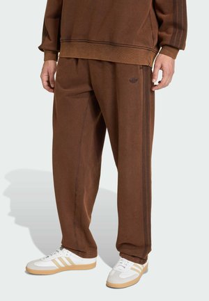 PREMIUM ESSENTIALS RETRO WASHED OPEN HEM  - Jogginghose - aurora coffee