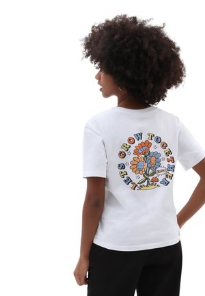 LETS GROW RELAXED CREW - T-shirts print - white
