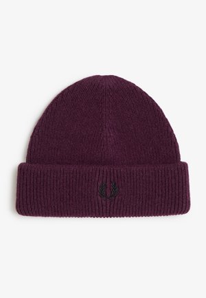 Fred Perry, BEANIE UNISEX - Bonnet - plum