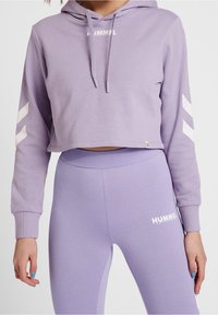 Hummel Felpa con cappuccio - purple