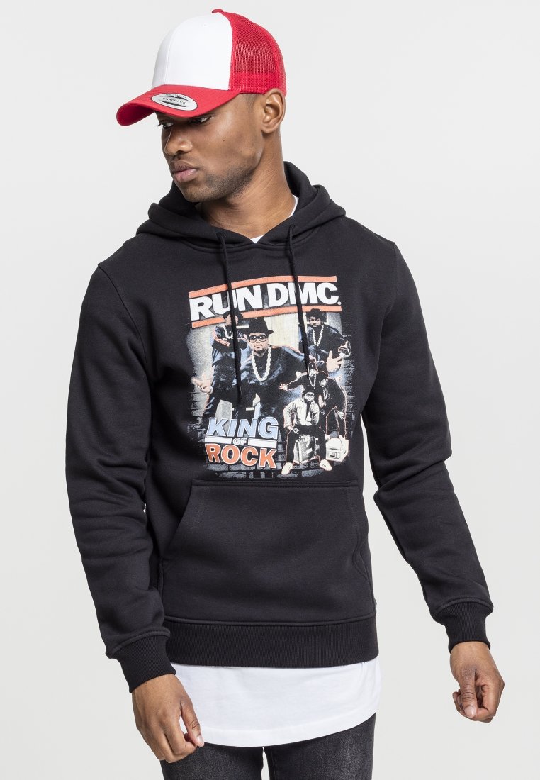 Mister Tee RUN DMC KING OF ROCK HOODY Hoodie blackZwart Mister Tee RUN DMC Hoodie blackZwart Zalando.nl
