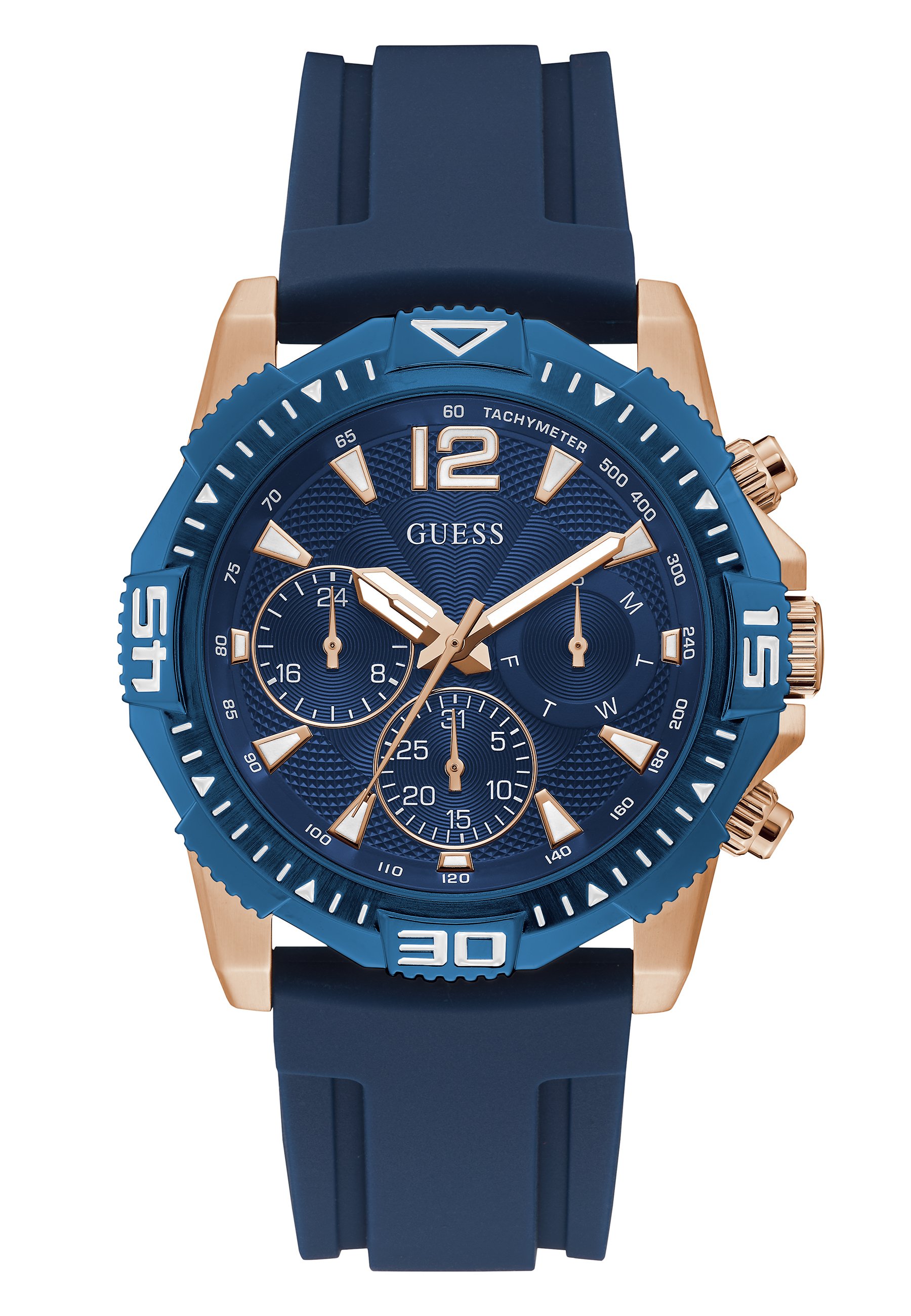 Guess Herenhorloge W0864G5 Sport Blauw Kaliber — Joyeriacanovas