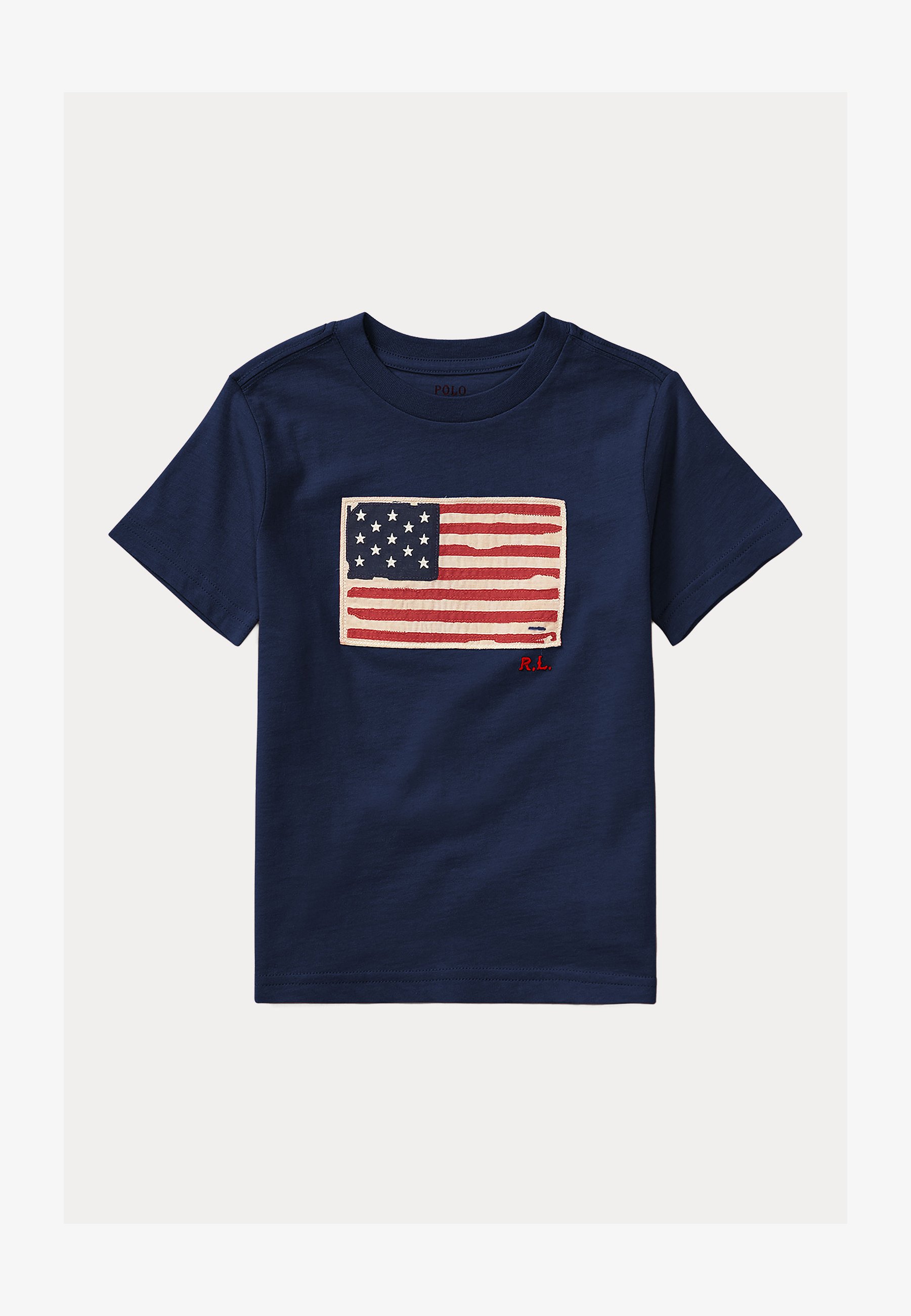 Polo Ralph Lauren FLAG COTTON JERSEY T-SHIRT UNISEX Print T