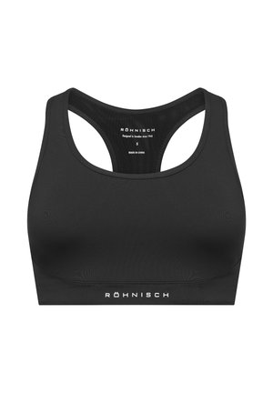 Röhnisch, FLATTERING - Urheiluliivit: keskitason tuki - black