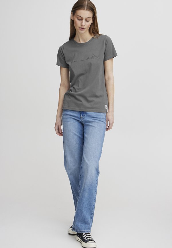 NBCARLA - Print T-shirt - lava smoke2