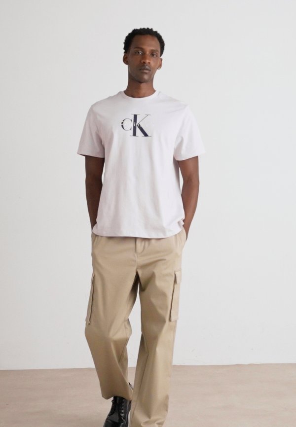 HERO MONOLOGO TEE  - Print T-shirt - spring lilac2