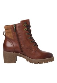 Tamaris Bottines à lacets - cognac