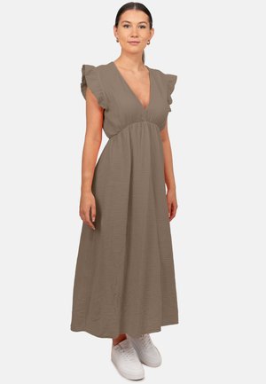 Robe longue - taupe