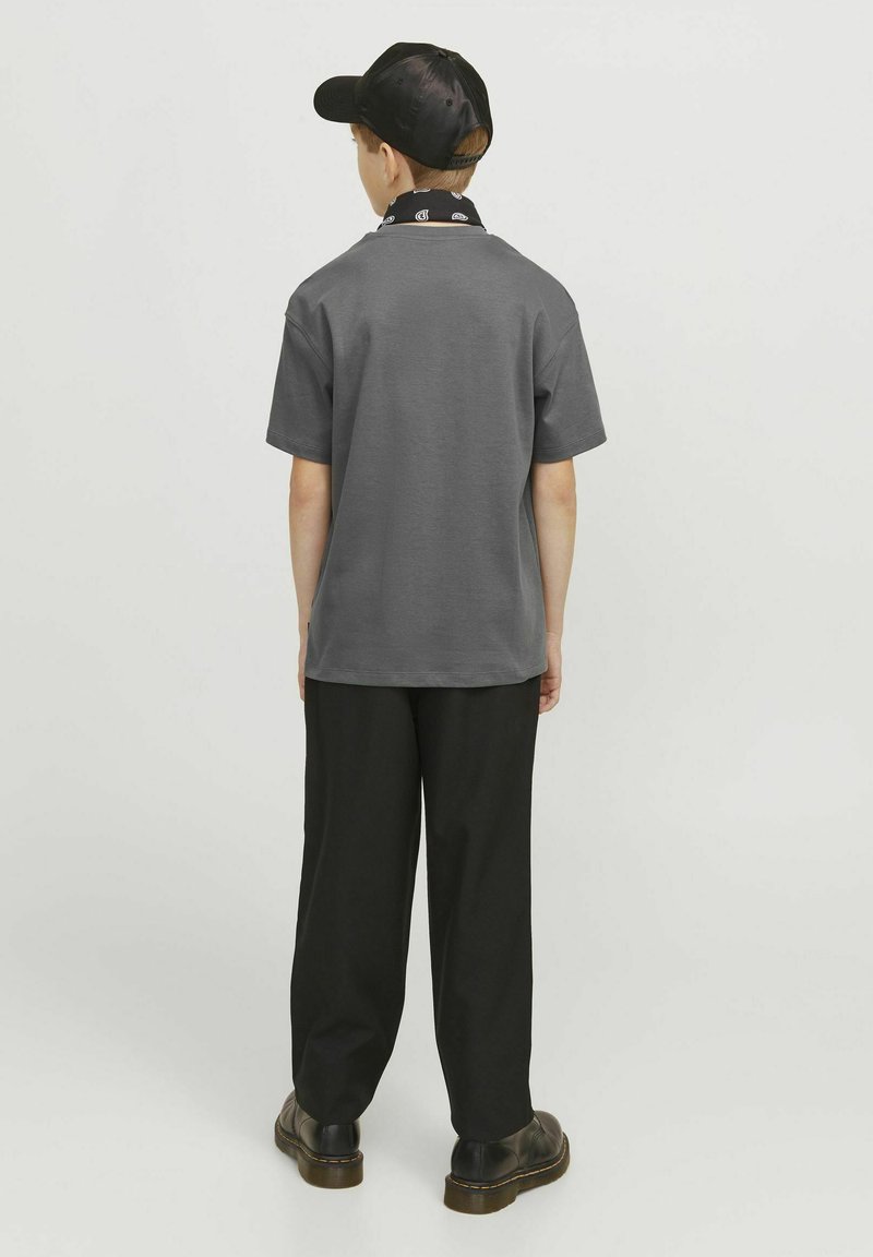Jack & Jones JJELEGACY BLOCKING TEE O NECK - Camiseta Estampada - Moonbeam/crema