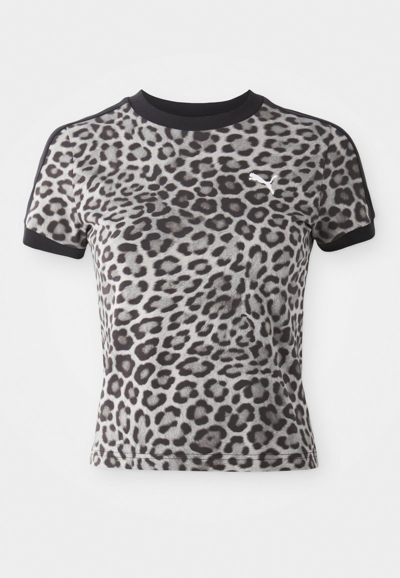 Puma T-shirt print zwart