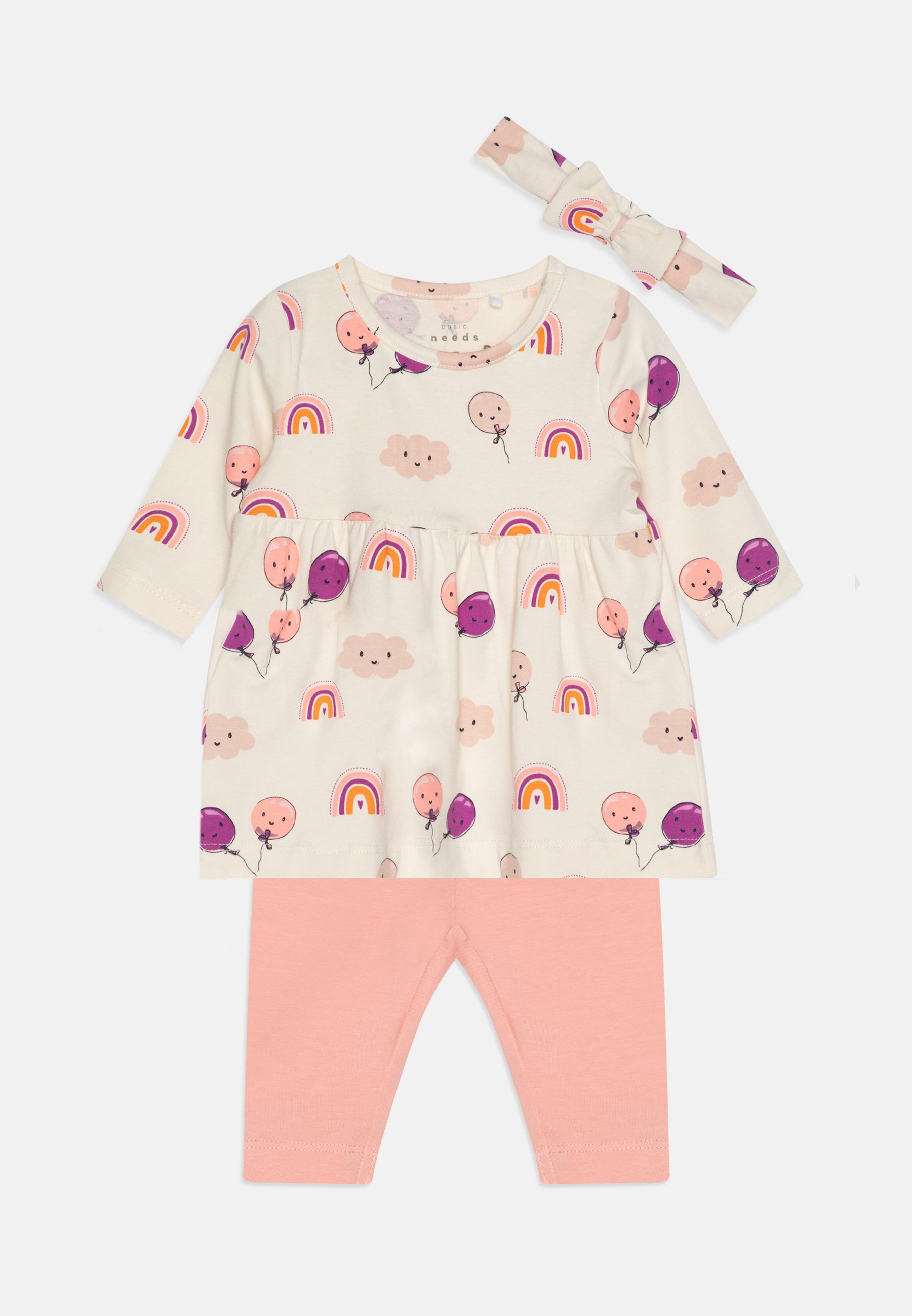 NAME IT Nbfnadja LS Dress Noos Abito Per Bimba In Cotone Biologico Con Bottoni