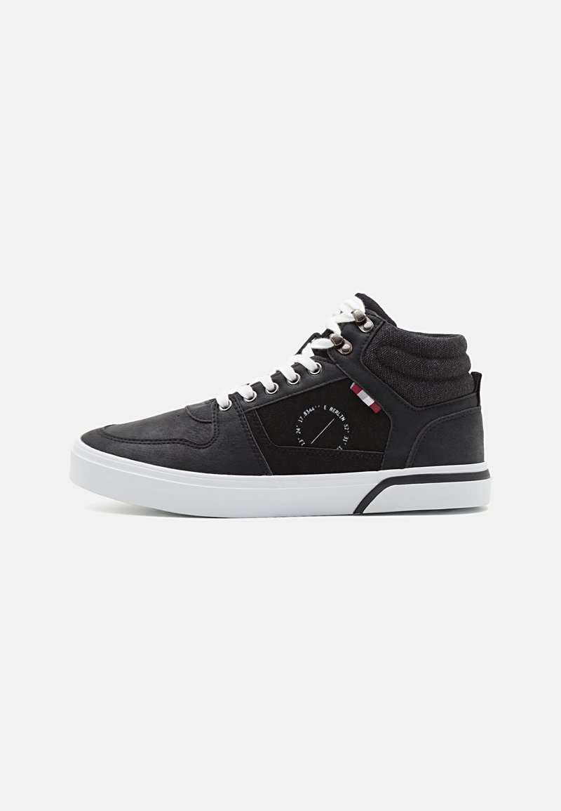 Pier One Höga sneakers - black