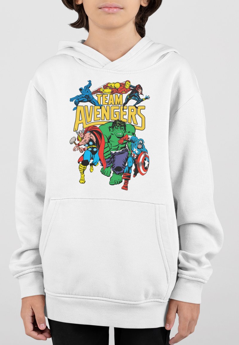 Marvel - AVENGERS CLASSIC ASSEMBLE - Kapuzenpullover - white, Vergrößern