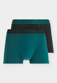 Unselected, sea green/black