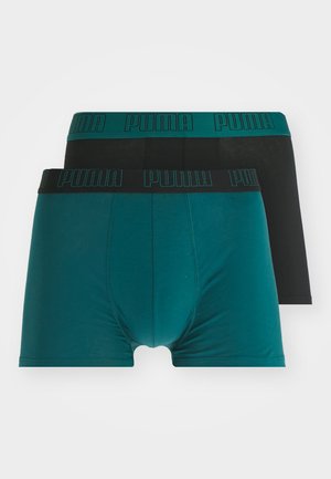 MEN EVERYDAY TRUNKS 2 PACK - Calzoncillos - sea green/black