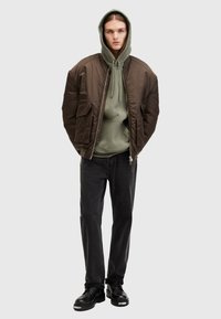 AllSaints HAVEN - Felpa con cappuccio - green
