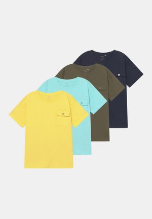 NKMVEBBE 4 PACK - T-shirt basic - blue tint