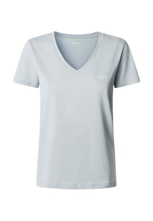 Pepe Jeans MACY V-NECK - Basic T-shirt - dazed blue