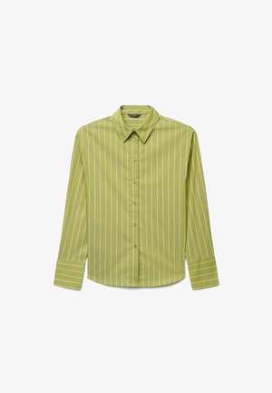 Calliope, CAMICIA RIGHE - Button-down blouse - var verde