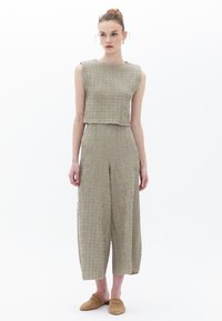 OXXO HIGH RISE CULOTTE - Broek - tea