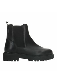 Manfield CHELSEA - Platform ankle boots - schwarz