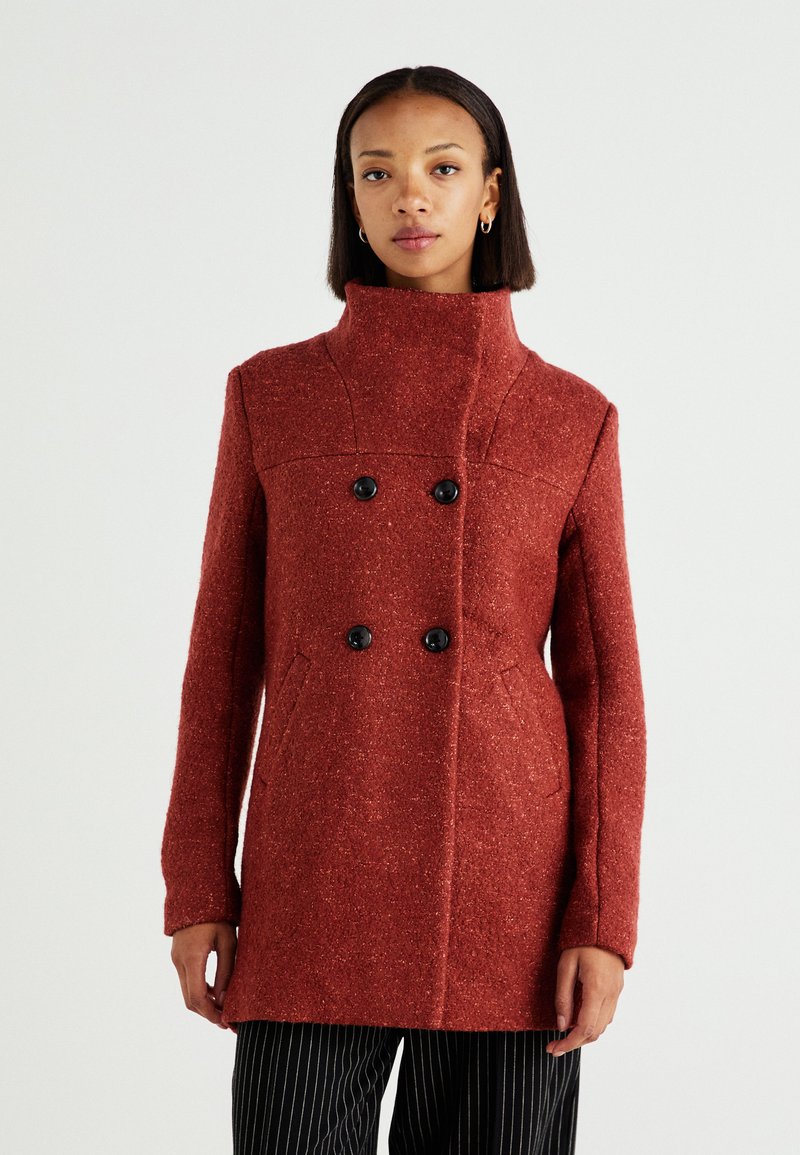 ONLY ONLNEWSOPHIA - Cappotto corto - roasted russet melange