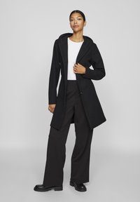 VILA VISELMA BELTED COAT - Klasični plašč - black