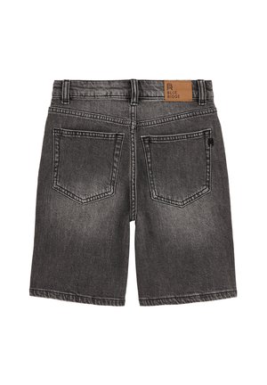 WE Fashion RIDGE - Kratke hlače iz džinsa - dark grey