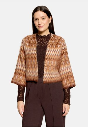 Cartoon, CARTOON MIT JACQUARD CARDIGAN - Gilet - beige braun