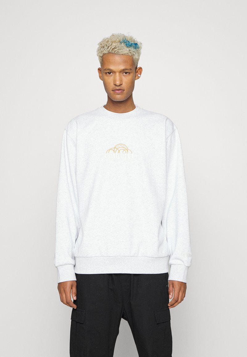Herren Kapuzenpullover | Carhartt WIP GEO SCRIPT Sweatshirt ash/grau - MG10068 Herren Kapuzenpullover | Carhartt WIP GEO SCRIPT Sweatshirt ash/grau - MG10068