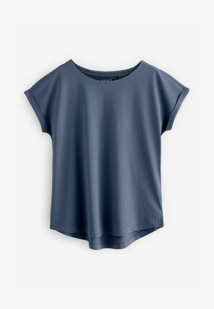 Next PETITE FIT - SLEEVE 5 PACK - Basic T-shirt - ecru taupe brown blue yellow