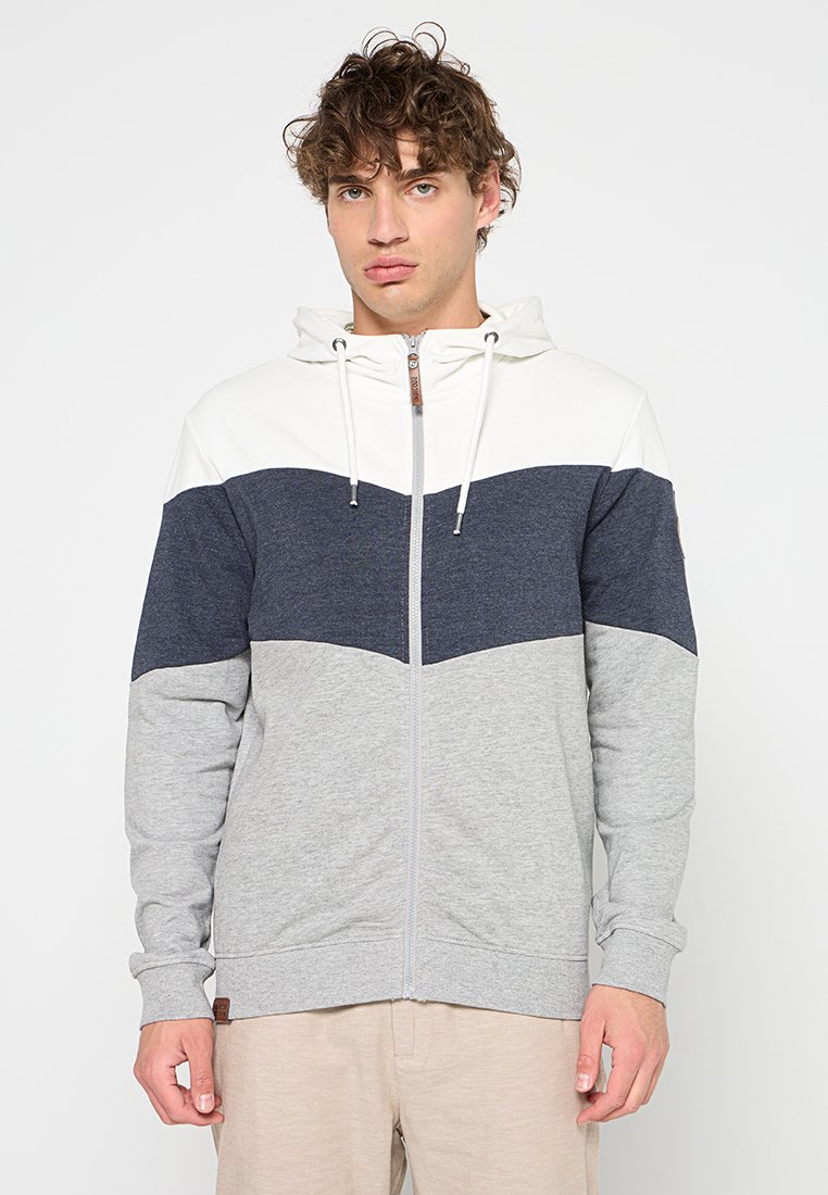 INDICODE JEANS Sweater met rits meerkleurig INDICODE JEANS Sweater met rits meerkleurig