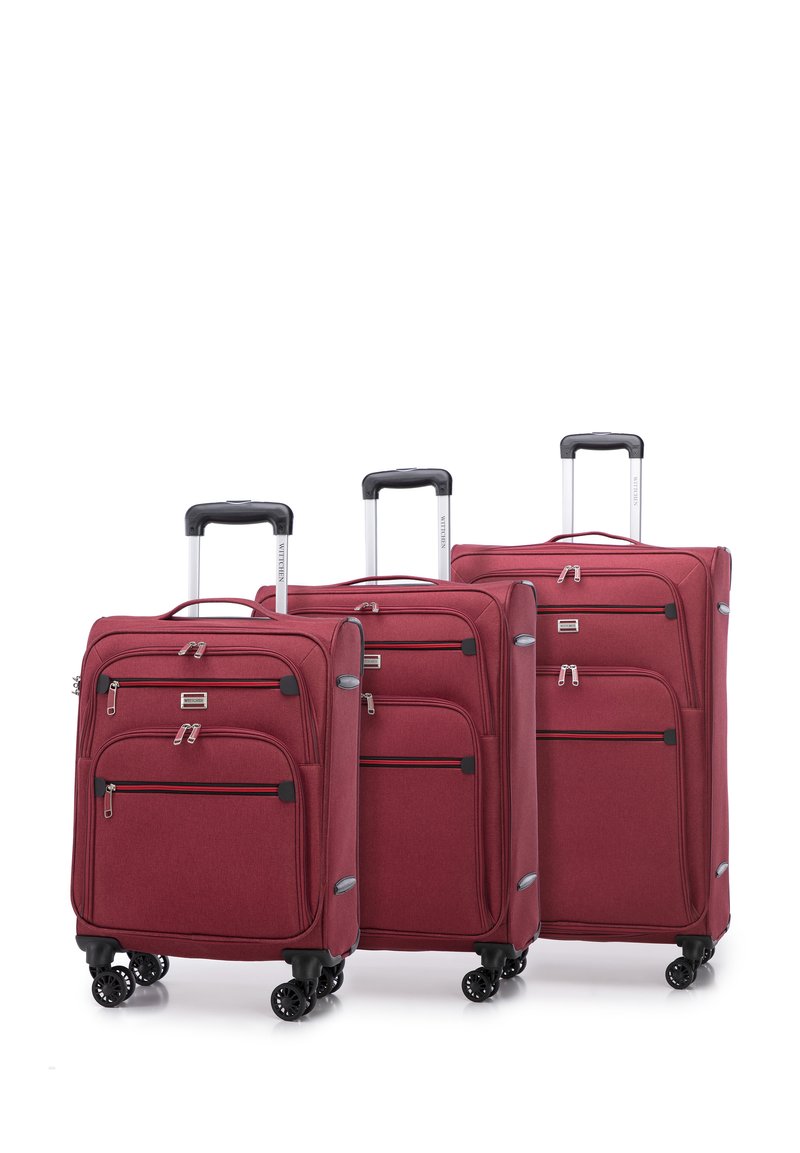WITTCHEN LUGGAGE SET FROM POLYESTER - Juego de maletas - bordeaux
