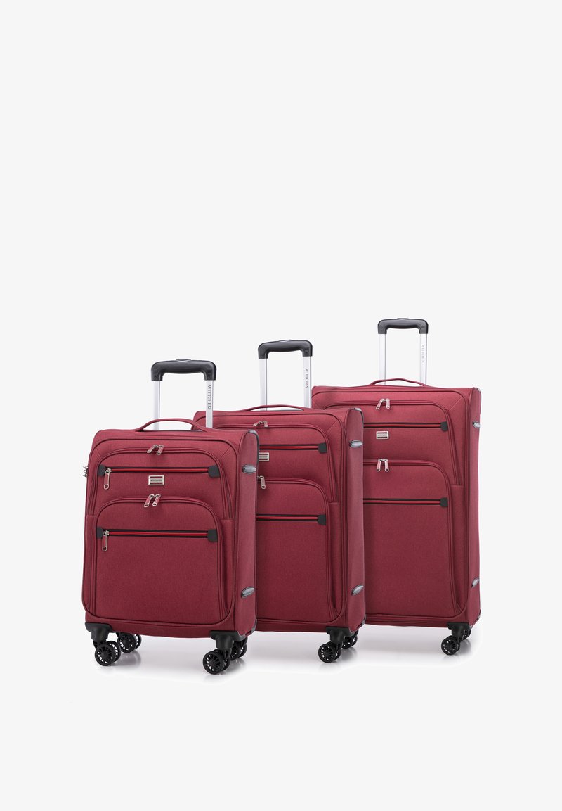 WITTCHEN LUGGAGE SET FROM POLYESTER - Juego de maletas - bordeaux