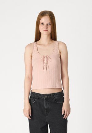 GAP X DOEN POINTELLE TANK - Topper - chalk pink
