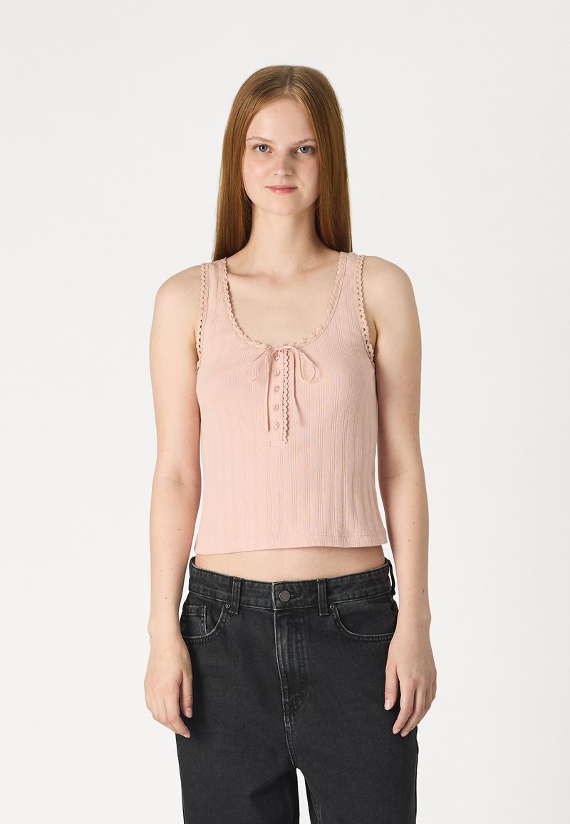 GAP GAP X DOEN POINTELLE TANK - Top - chalk pink