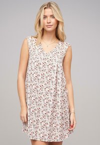 Cloud 5ive V-NECK - Freizeitkleid - white
