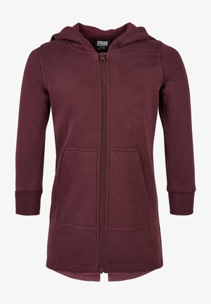 Džemperis su gobtuvu - redwine