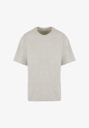 Karl Kani, AUTOGRAPH HEAVY BOXY MELANGE - T-shirt con stampa - beige