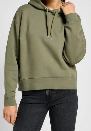 Sweat à capuche - mottled green