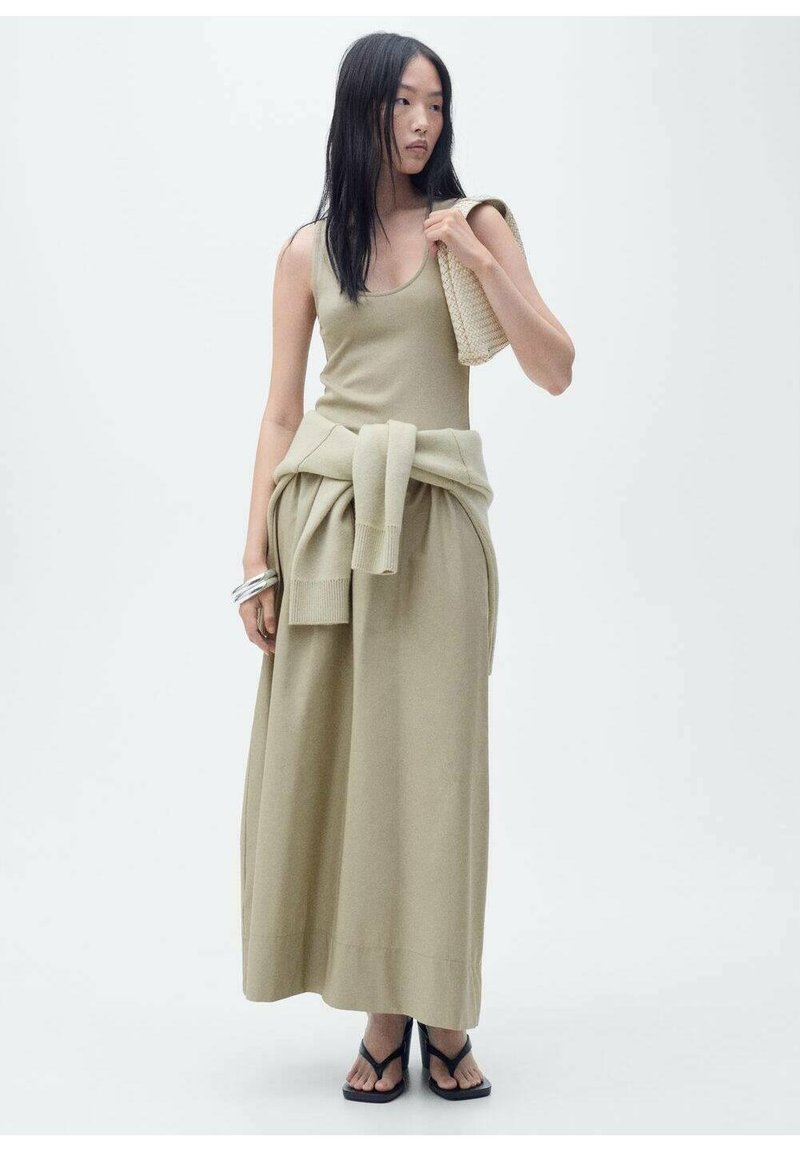 Mango - VALVI - Robe longue - khaki, Agrandir