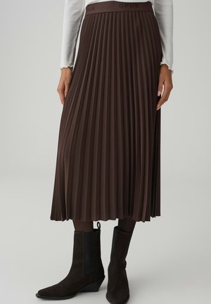 COMFORT WAISTBAND - A-Linien-Rock - coffee bean